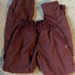 LULULEMON maroon studio pants